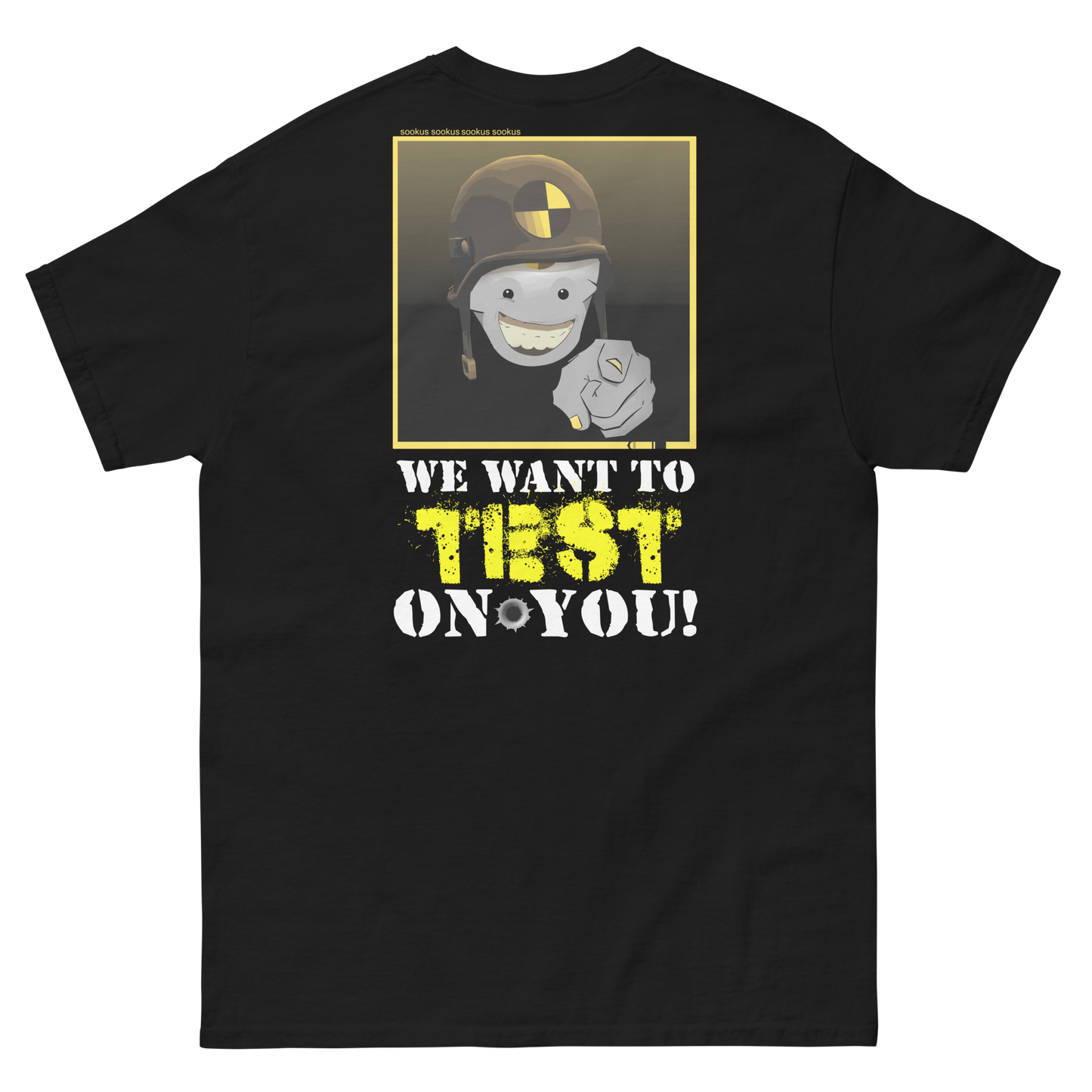 We Want You tee (black)